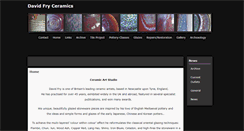 Desktop Screenshot of davidfryceramics.com